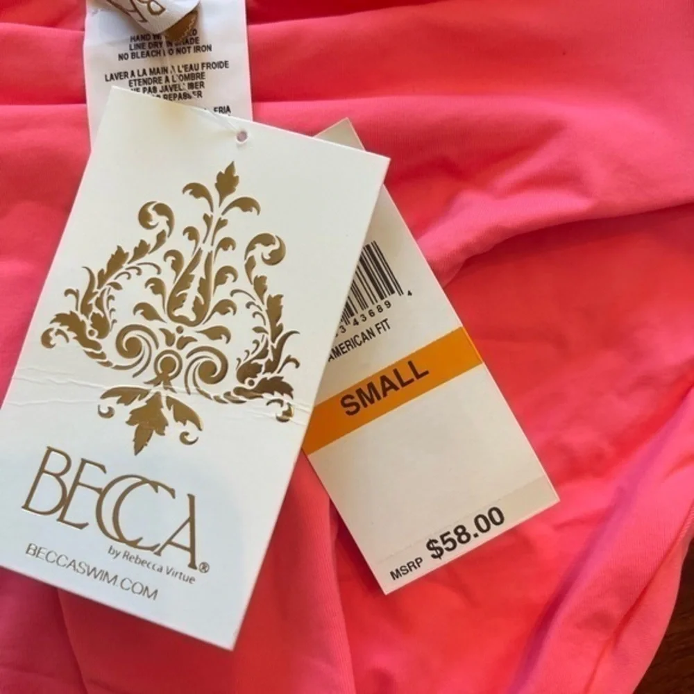 Becca Delilah American Fit Coral‎ Swim Bottoms